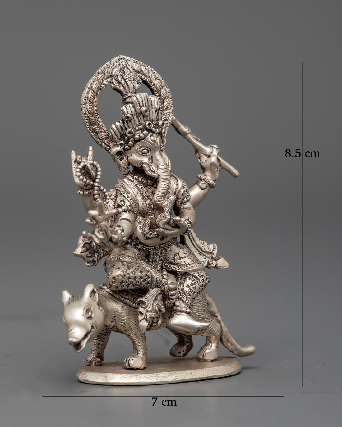 Sacred Silver Ganesh: The Remover of Obstacles