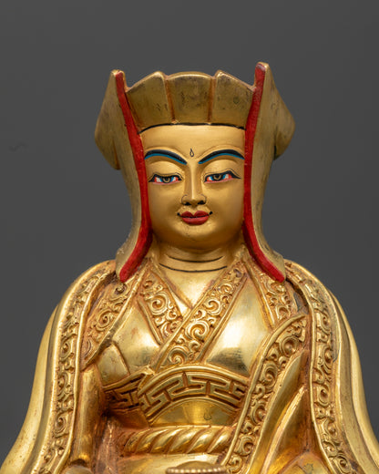 Gampopa Statue: Inspiring Buddhist Artwork for Meditation