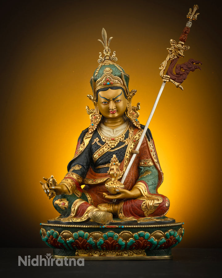 Guru Padmasambhava in Divine Colors: The Lotus-Born Illuminator