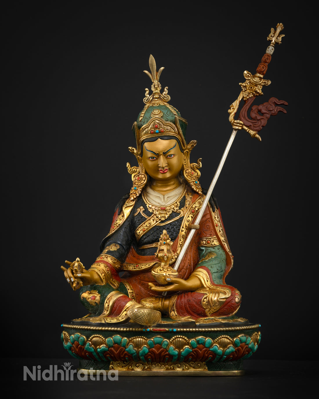 Guru Padmasambhava in Divine Colors: The Lotus-Born Illuminator