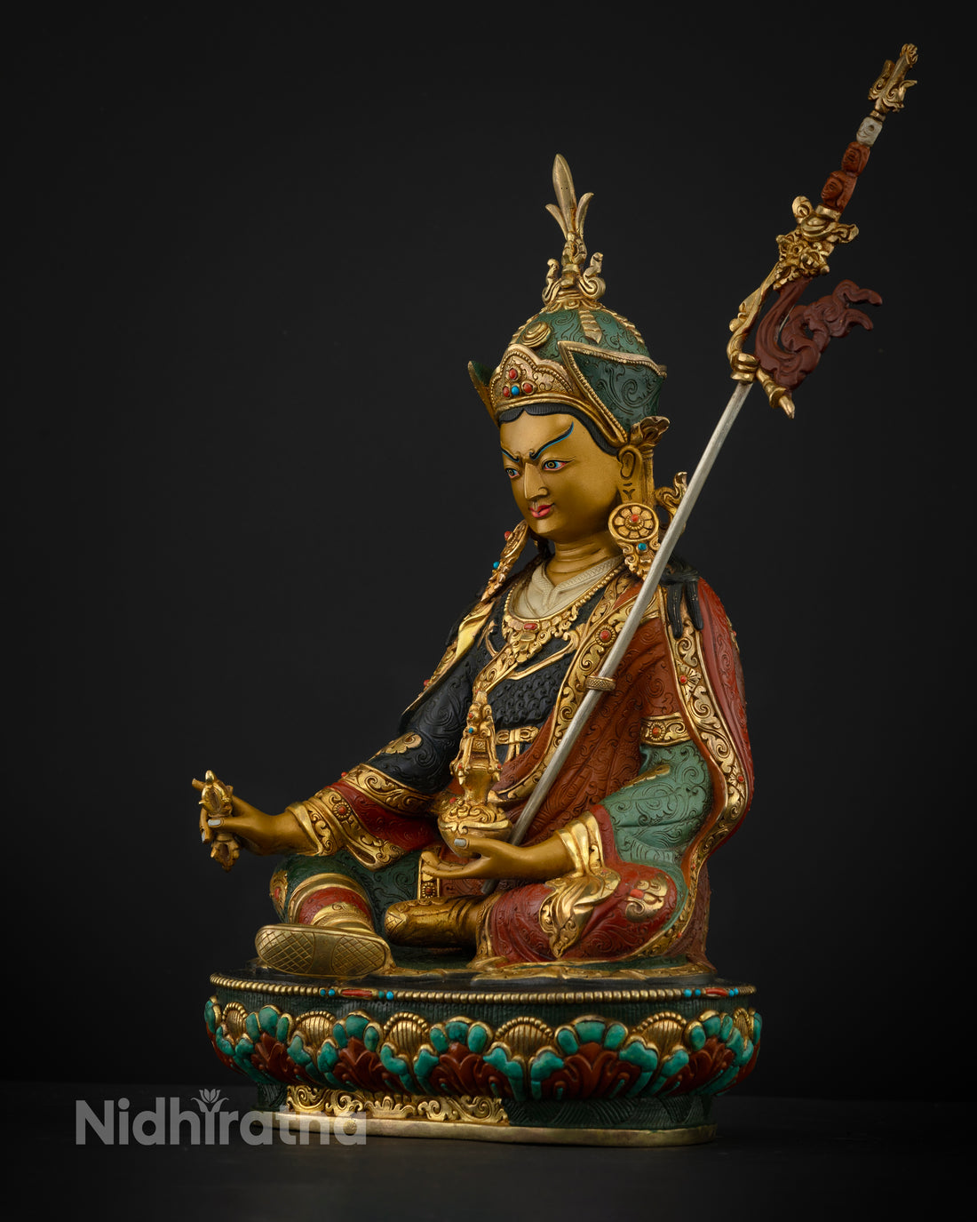 Guru Padmasambhava in Divine Colors: The Lotus-Born Illuminator