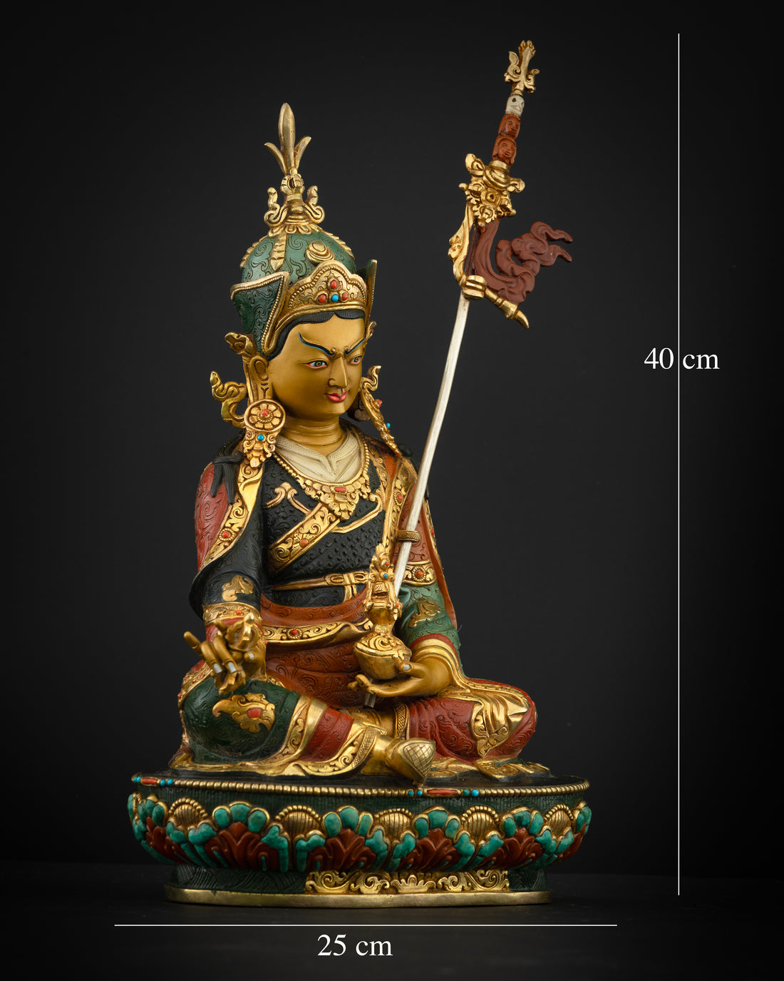 Guru Padmasambhava in Divine Colors: The Lotus-Born Illuminator