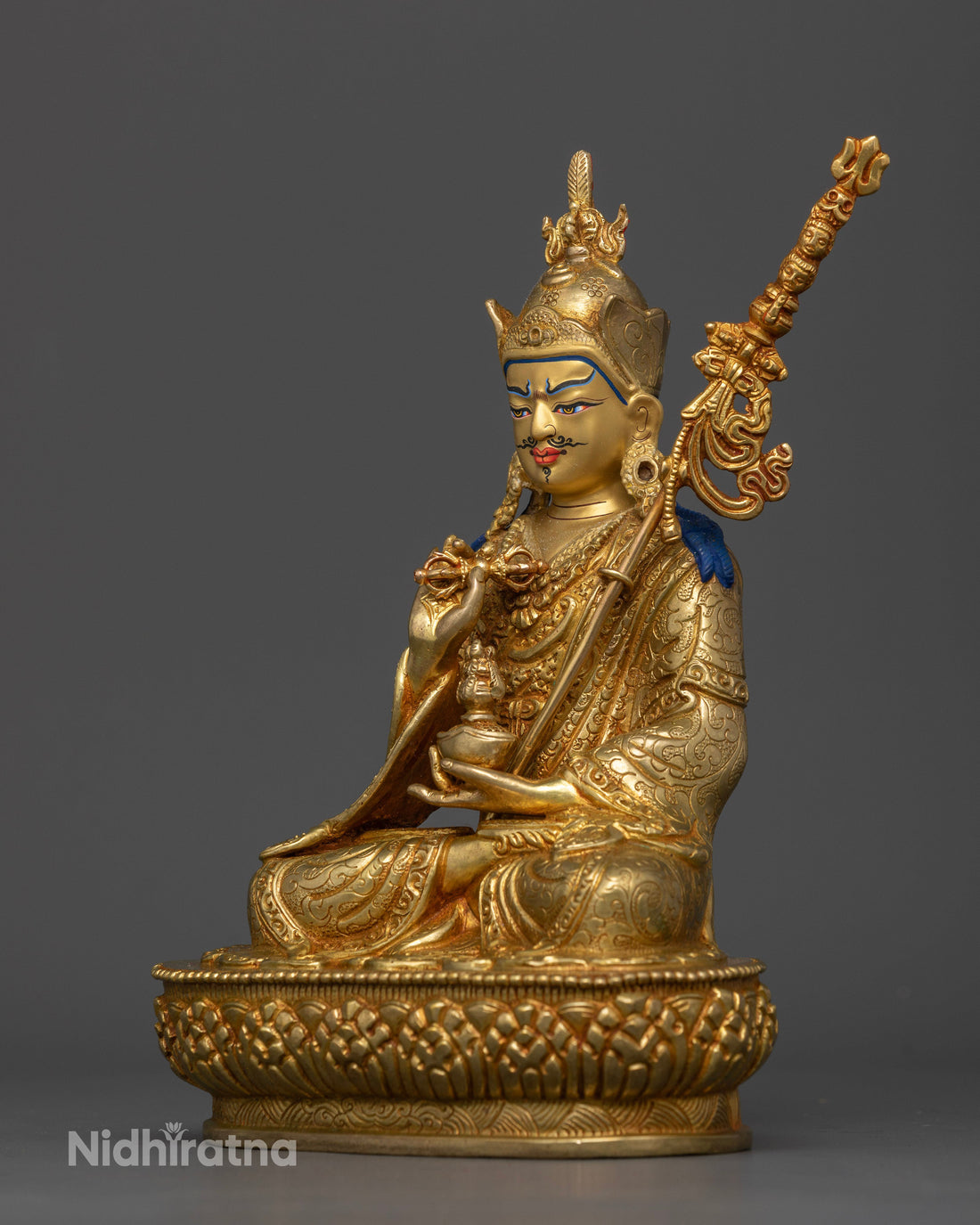 Guru Rinpoche: The Lotus Master in 24K Gold