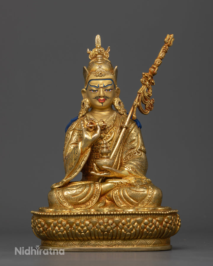 Guru Rinpoche: The Lotus Master in 24K Gold