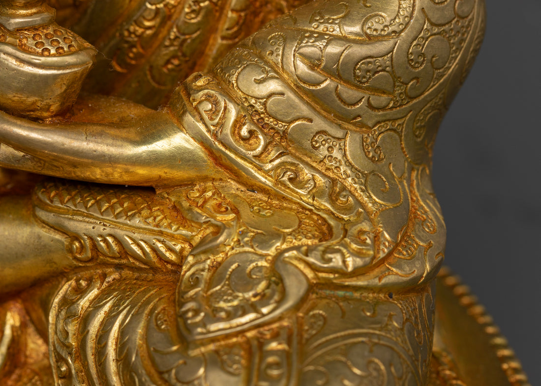 Guru Rinpoche: The Lotus Master in 24K Gold