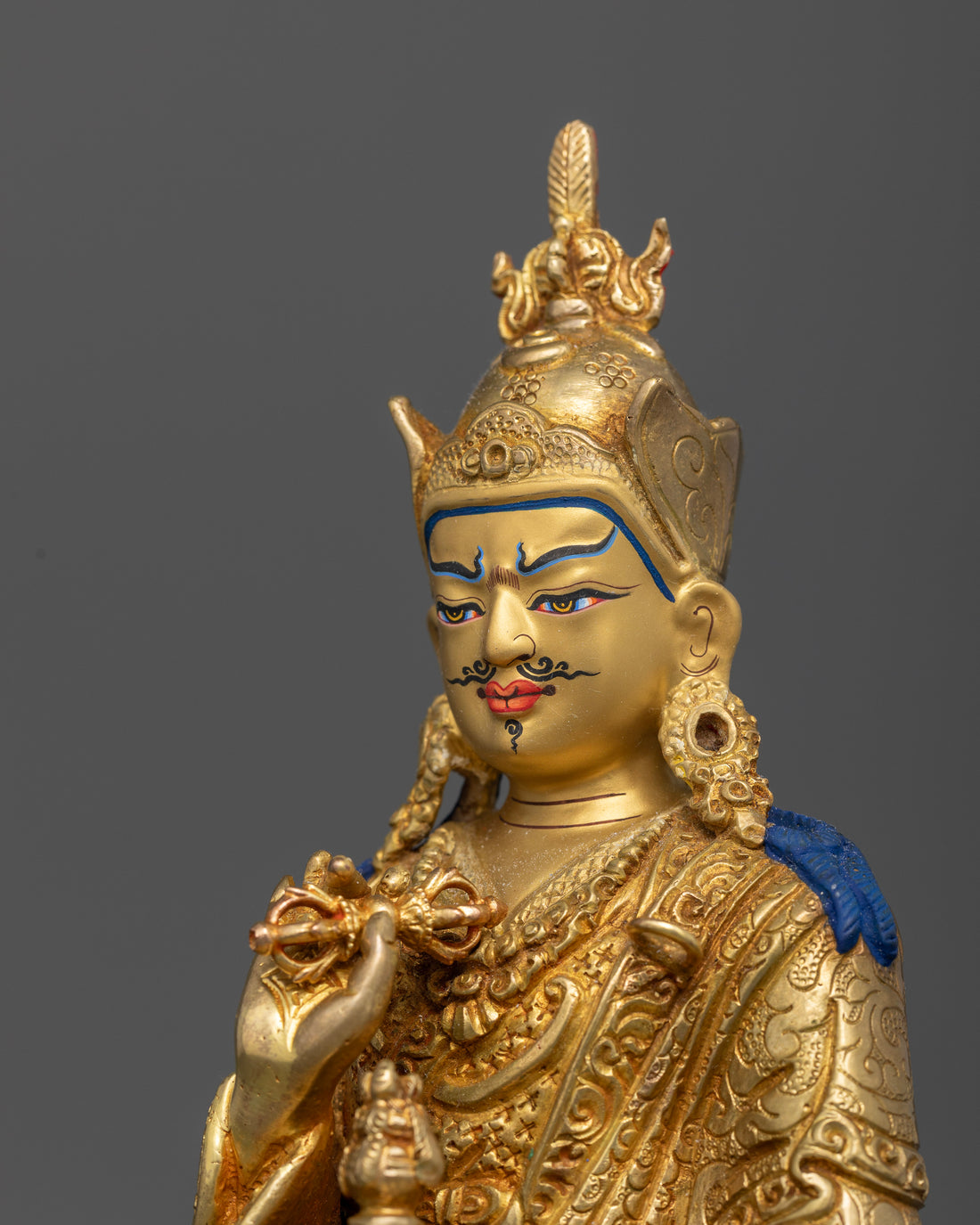 Guru Rinpoche: The Lotus Master in 24K Gold