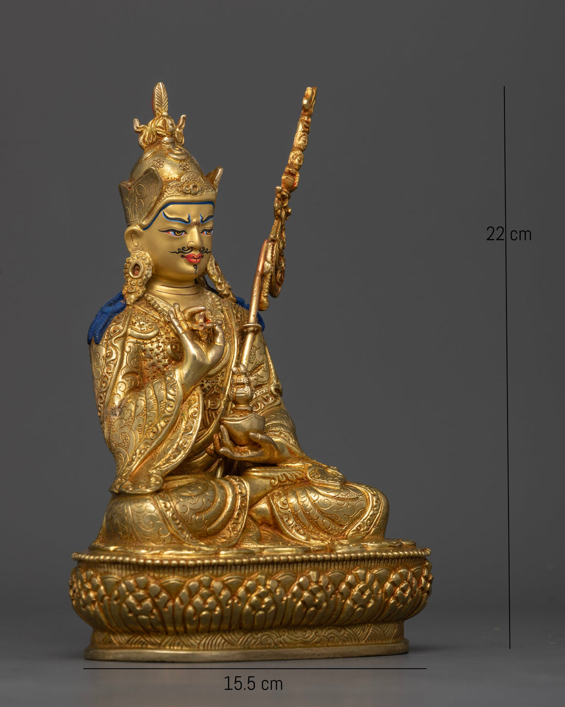 Guru Rinpoche: The Lotus Master in 24K Gold