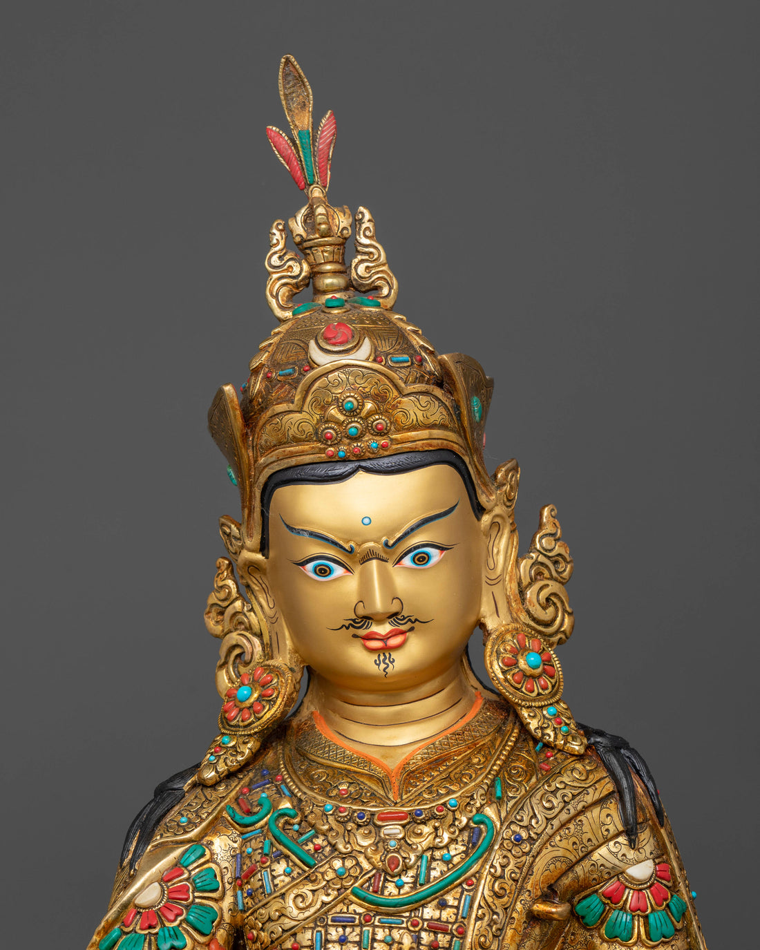 21.2 Inch Guru Rinpoche Statue | Master of Vajrayana Buddhism