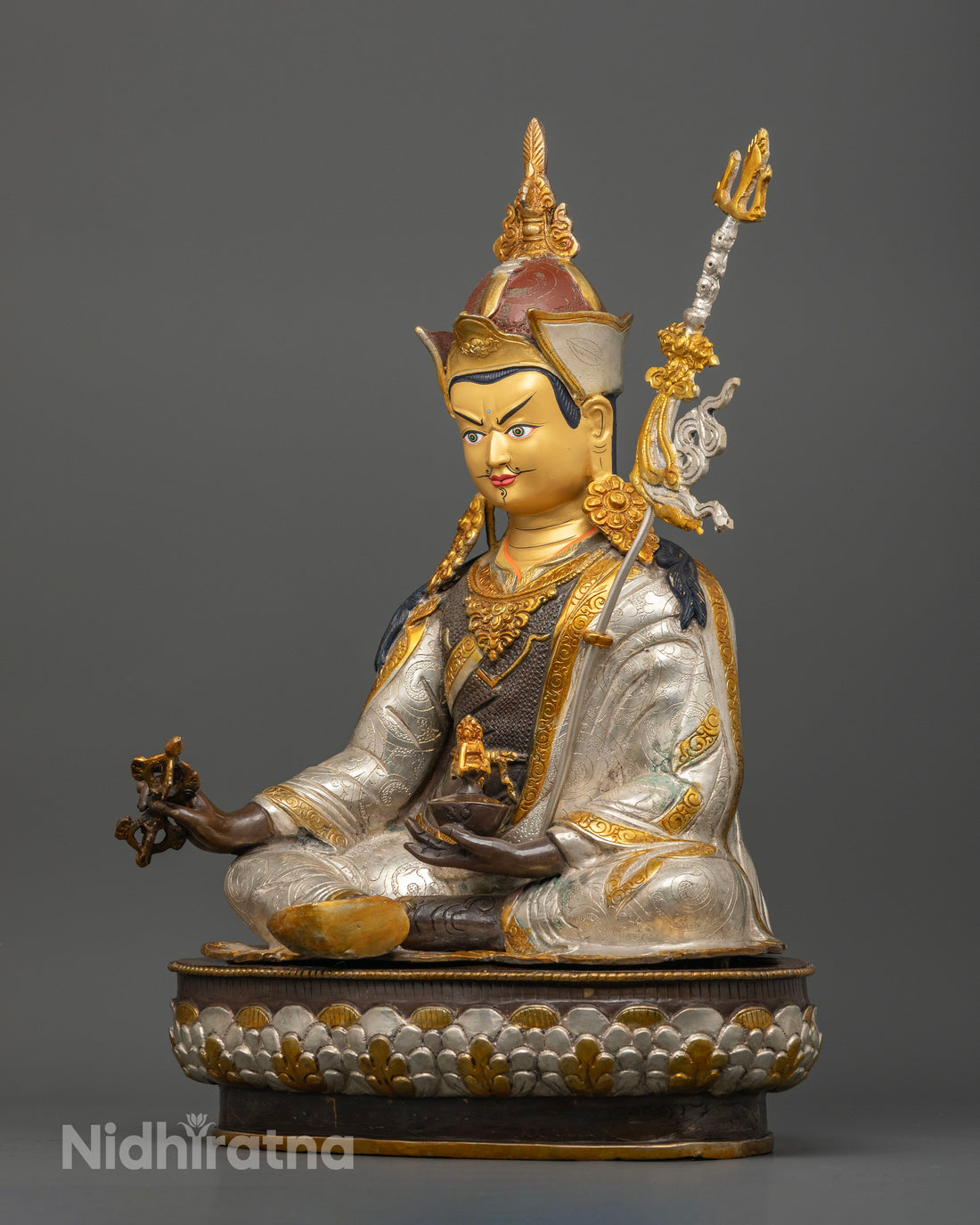 Magnificent 18.7 Inch Guru Rinpoche Statue