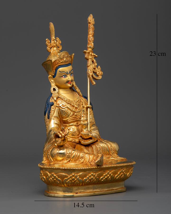 Sacred Guru Rinpoche Statue : Nepalese Art for Practitioners