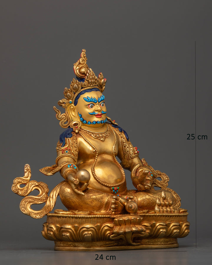 Discover Authentic Dzambhala Statues: Embrace Prosperity in Tibetan Buddhist Art