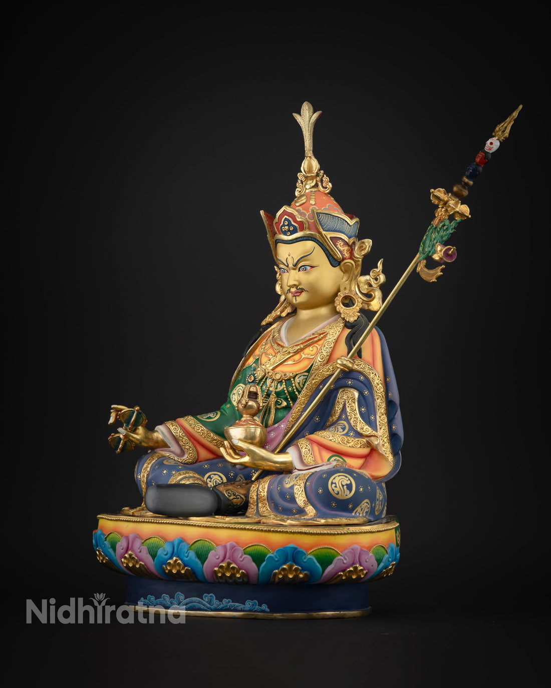 The Vibrant Masterpiece Guru Rinpoche Statue