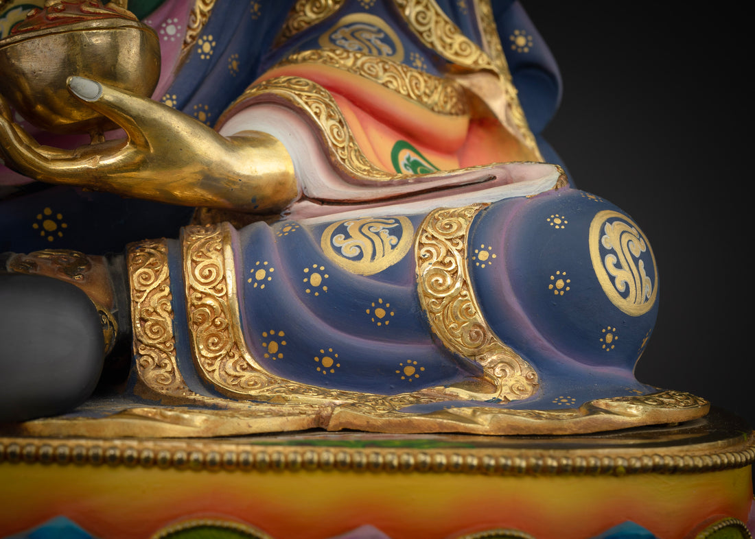 The Vibrant Masterpiece Guru Rinpoche Statue