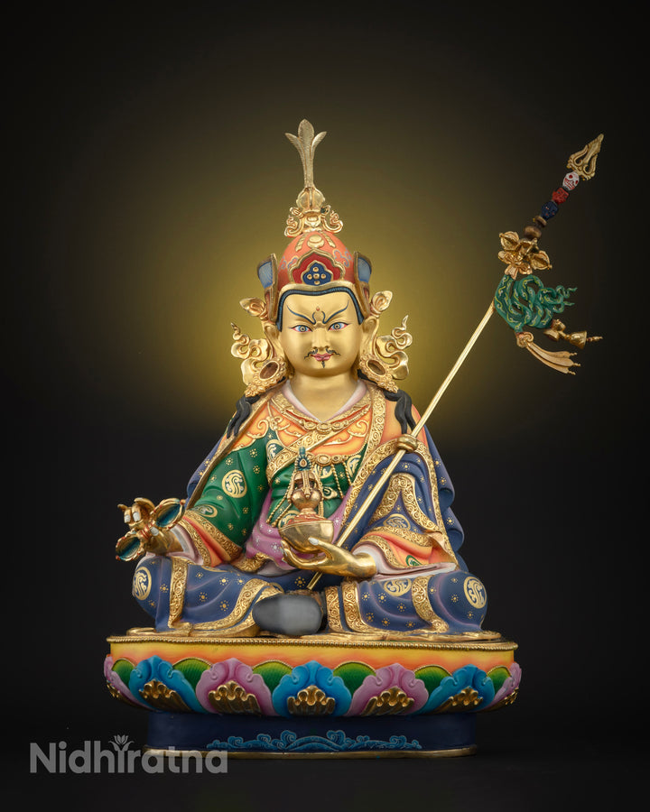 The Vibrant Masterpiece Guru Rinpoche Statue