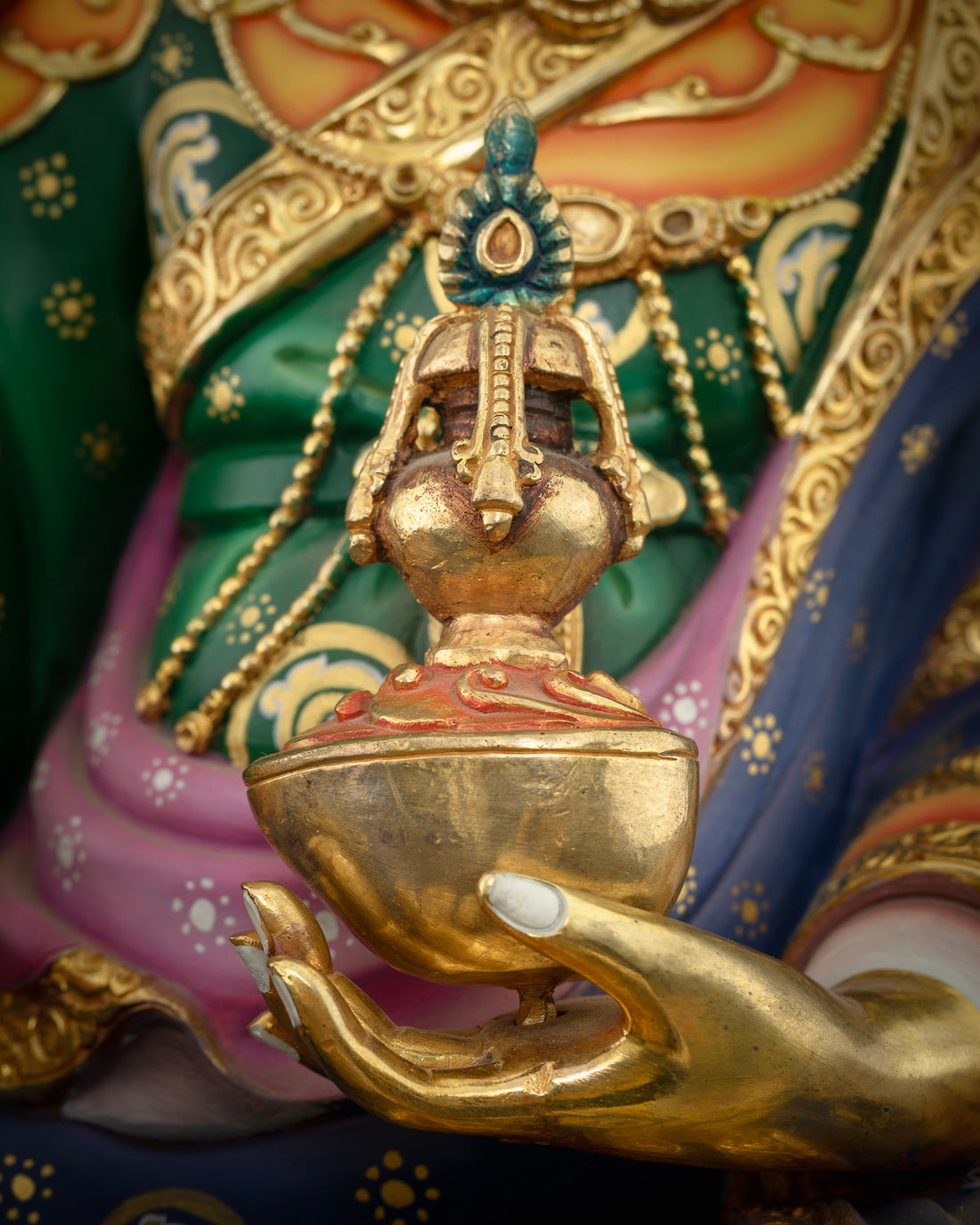 The Vibrant Masterpiece Guru Rinpoche Statue