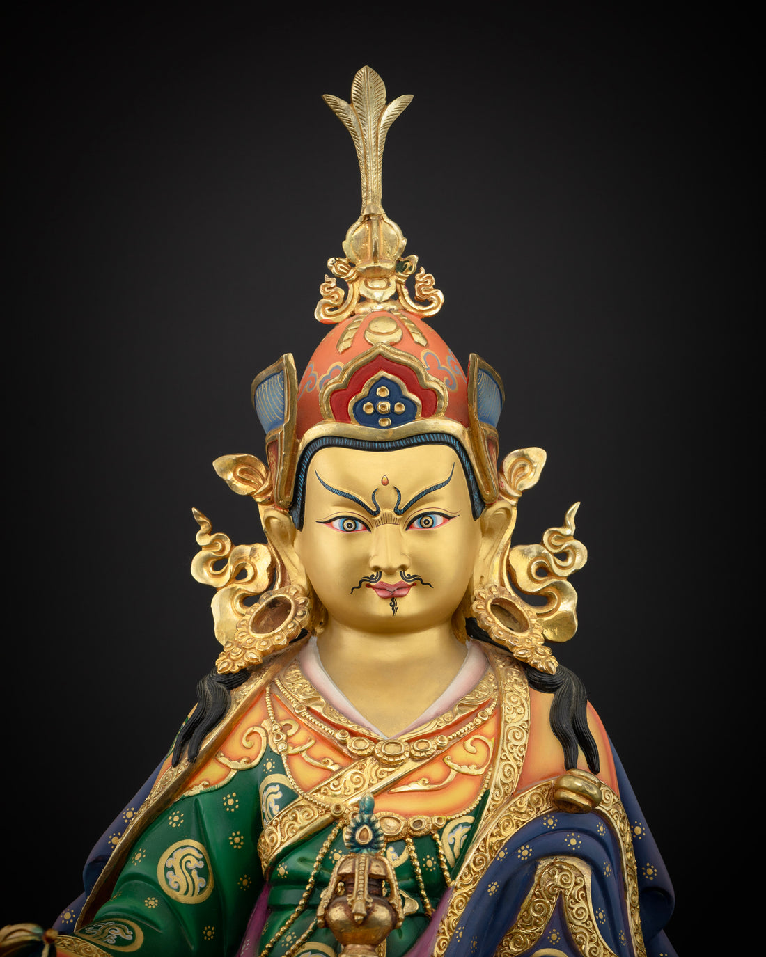 The Vibrant Masterpiece Guru Rinpoche Statue