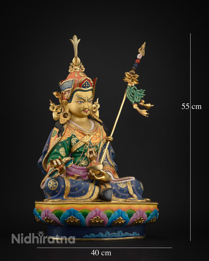 The Vibrant Masterpiece Guru Rinpoche Statue