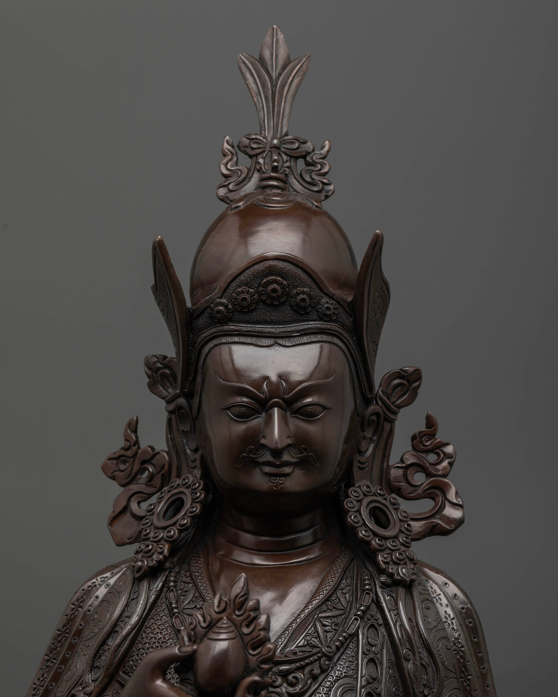 Oxidized Guru Norla Statue:  Attract Wealth and Blessings to Your Life