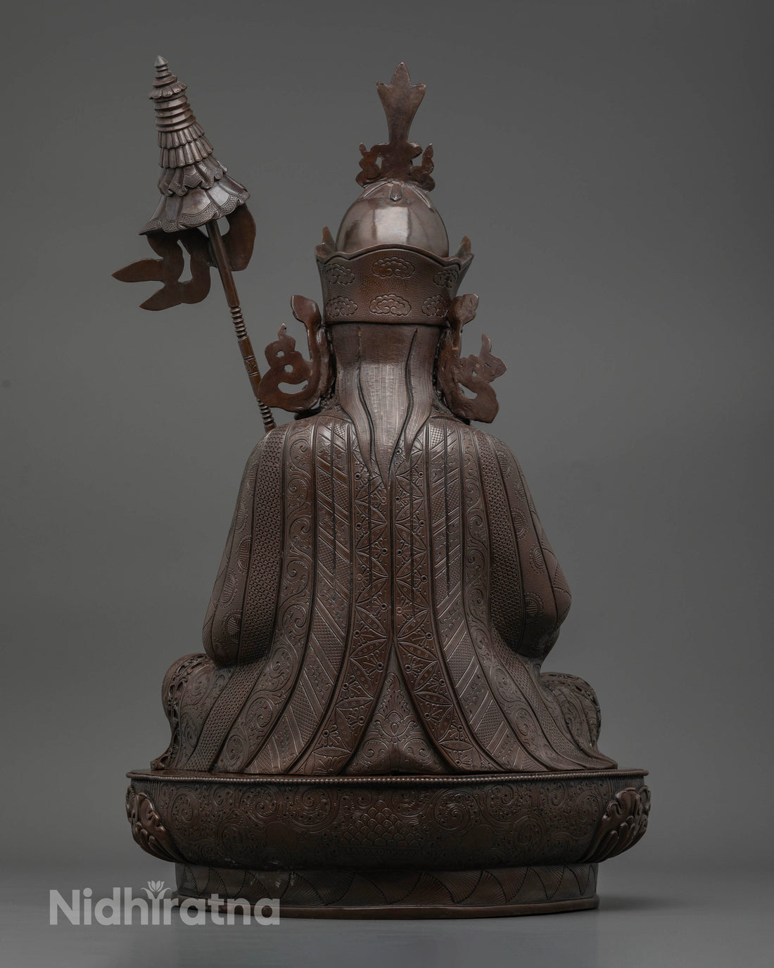 Oxidized Guru Norla Statue:  Attract Wealth and Blessings to Your Life