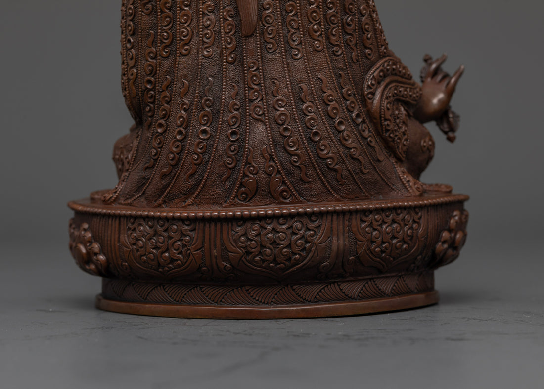 Oxidized Guru Rinpoche: An Artisan's Tribute to Enlightenment