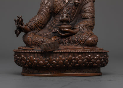 Oxidized Guru Rinpoche: An Artisan's Tribute to Enlightenment