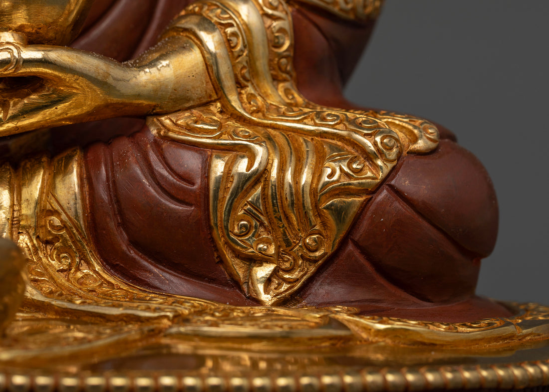 Lotus Born: Tibetan Guru Rinpoche Sculpture