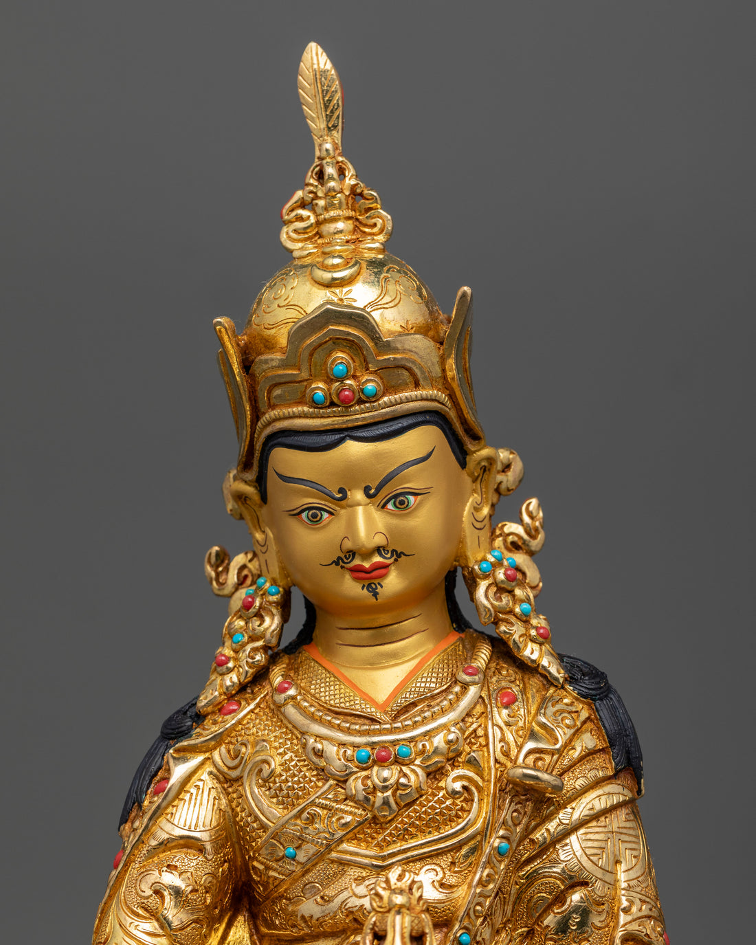 Master of Tantric Buddhism: Guru Rinpoche Statue