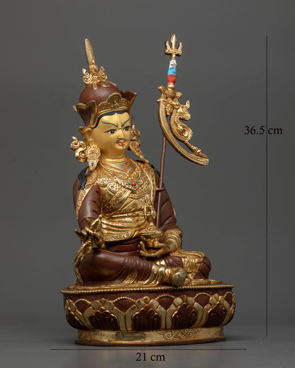 Lotus Born: Tibetan Guru Rinpoche Sculpture