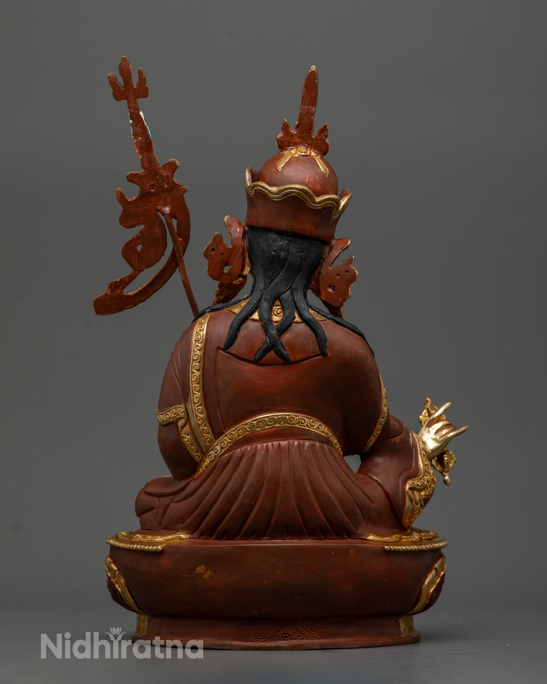 Lotus Born: Tibetan Guru Rinpoche Sculpture