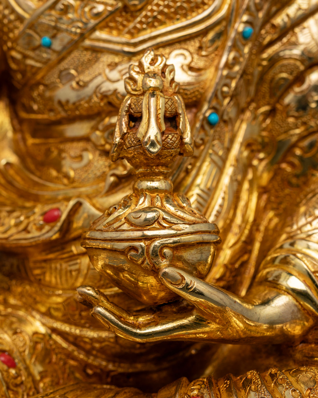 Master of Tantric Buddhism: Guru Rinpoche Statue