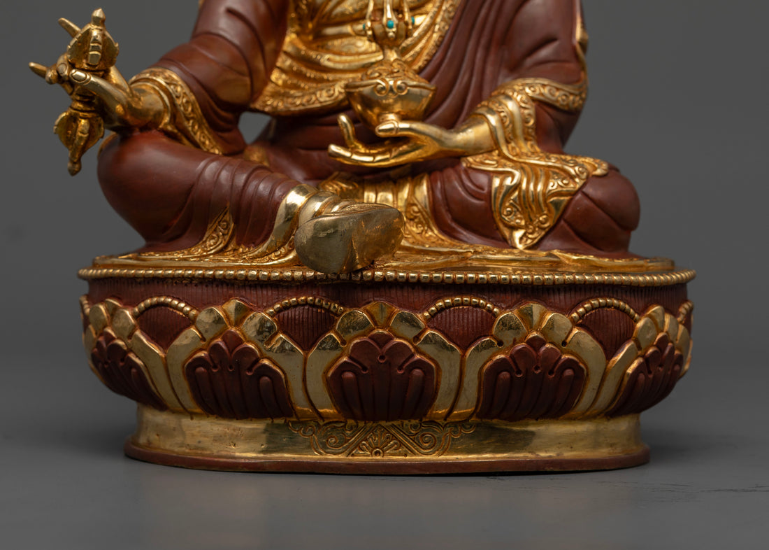 Lotus Born: Tibetan Guru Rinpoche Sculpture