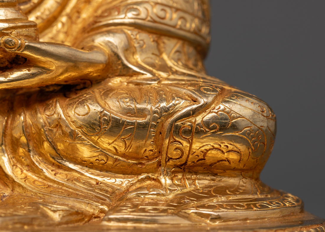 Handcrafted Guru Rinpoche Statue for Mindfulness