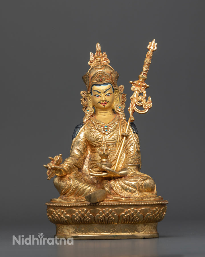 Golden Lotus Guru: Embodiment of Spiritual Power and Compassion