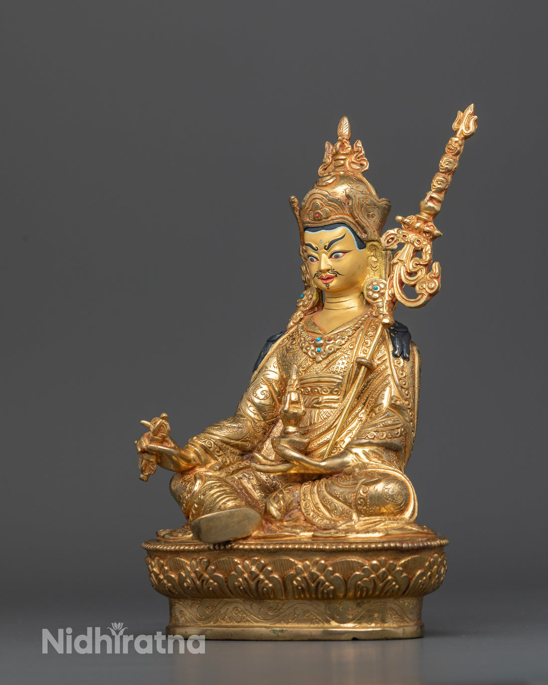 Golden Lotus Guru: Embodiment of Spiritual Power and Compassion