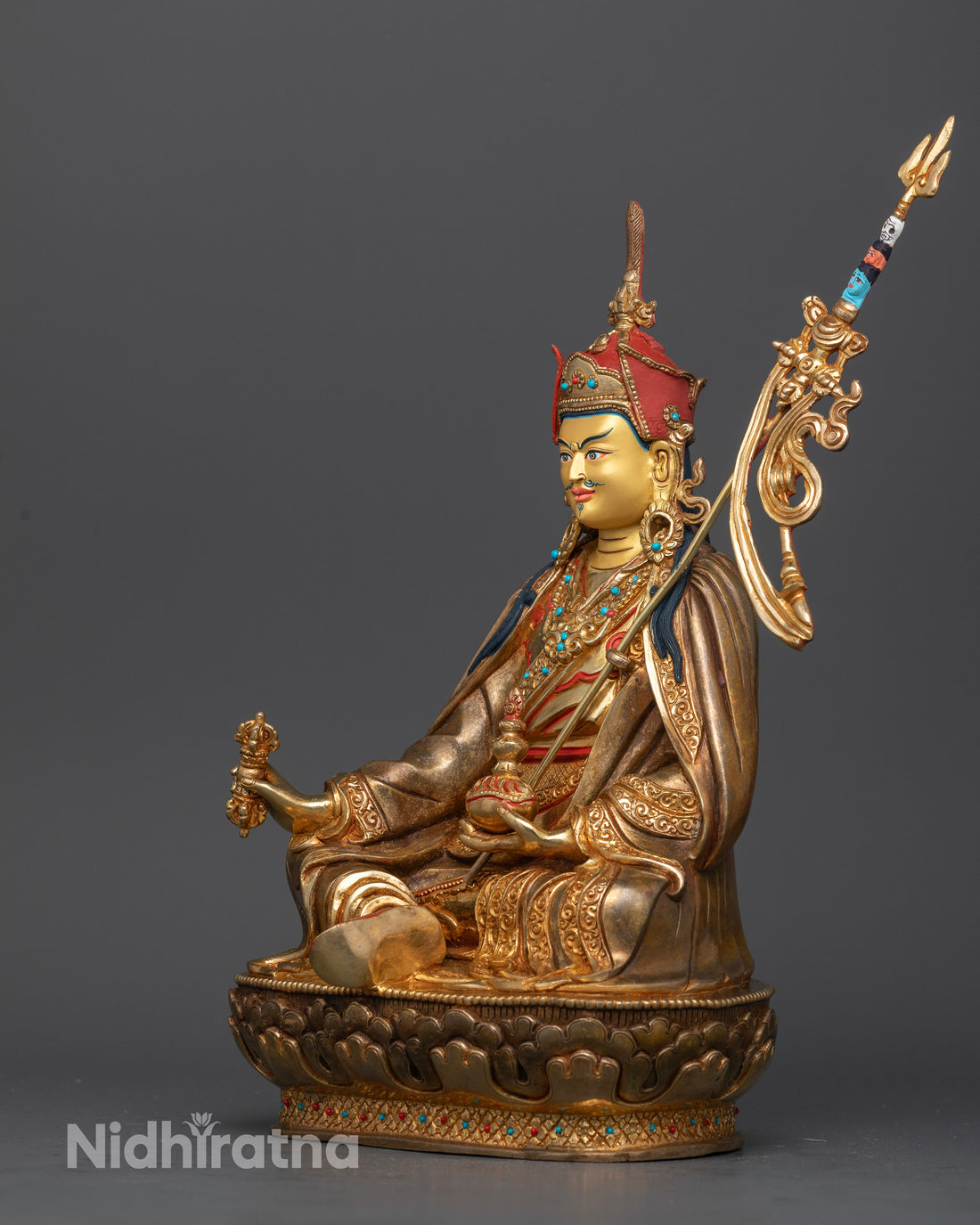 Padmasambhava: The Golden Embodiment of Enlightenment and Wisdom