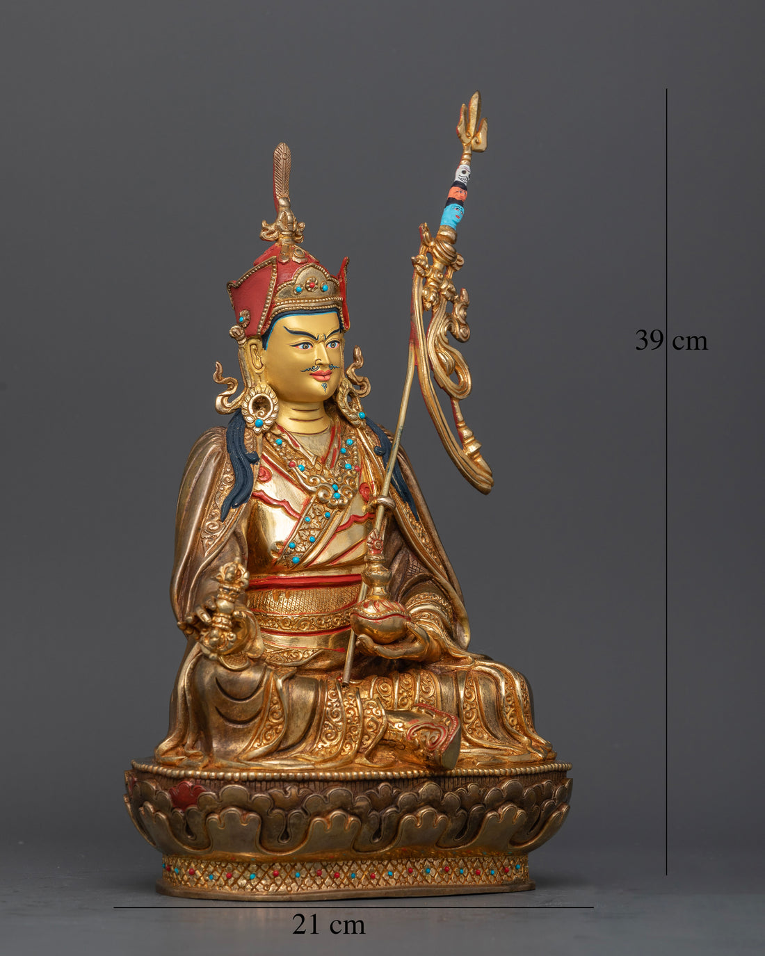 Padmasambhava: The Golden Embodiment of Enlightenment and Wisdom