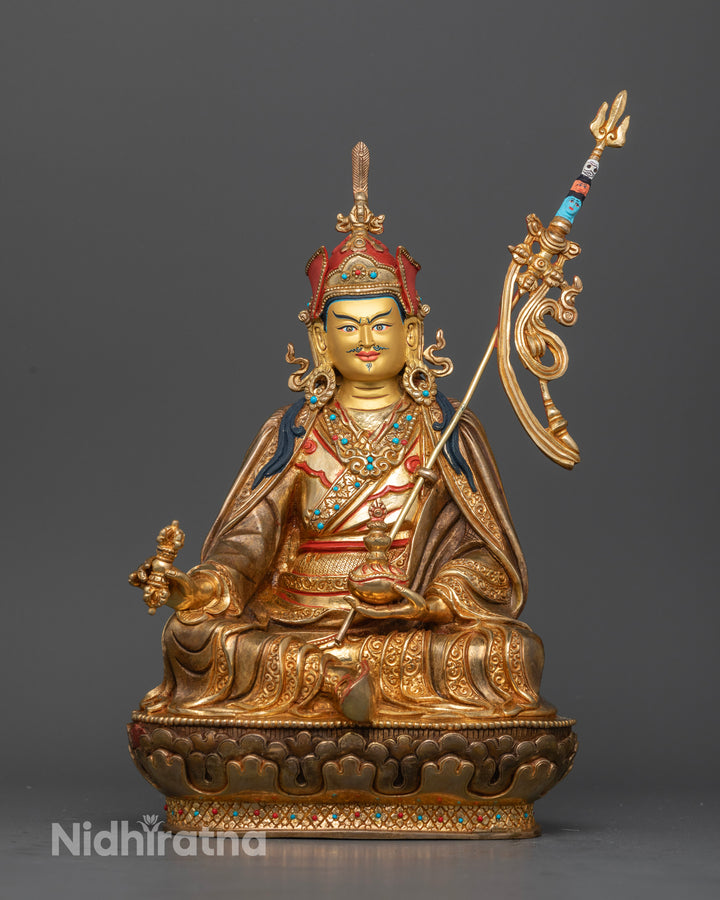 Padmasambhava: The Golden Embodiment of Enlightenment and Wisdom