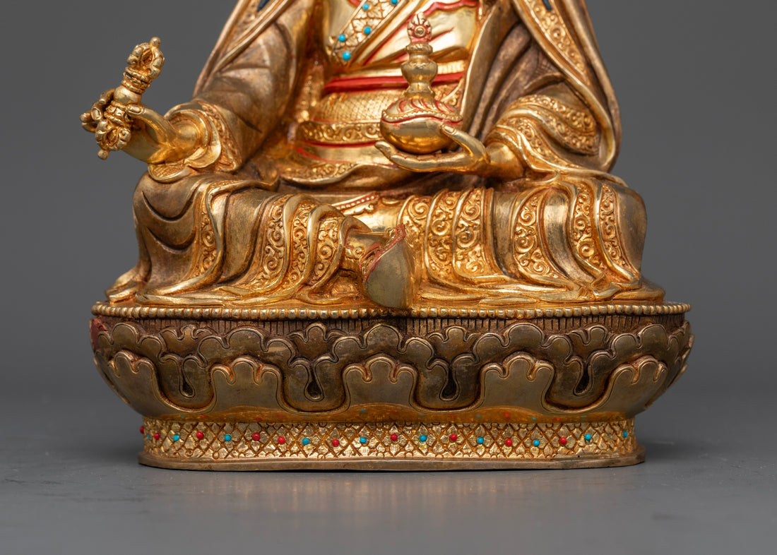 Padmasambhava: The Golden Embodiment of Enlightenment and Wisdom