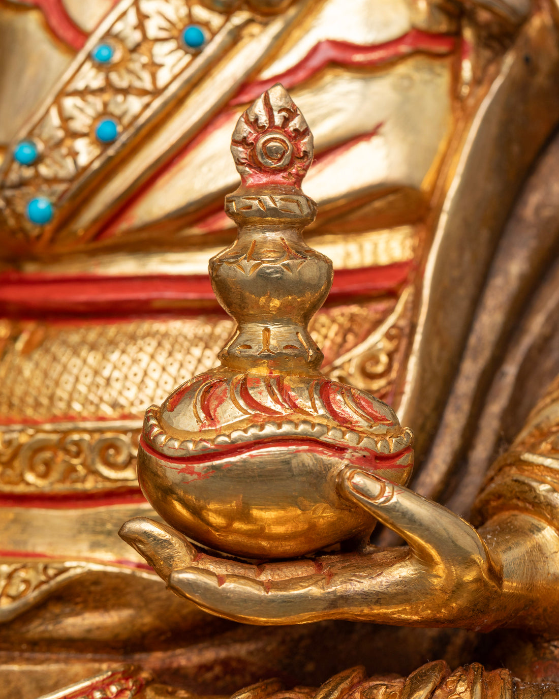 Padmasambhava: The Golden Embodiment of Enlightenment and Wisdom