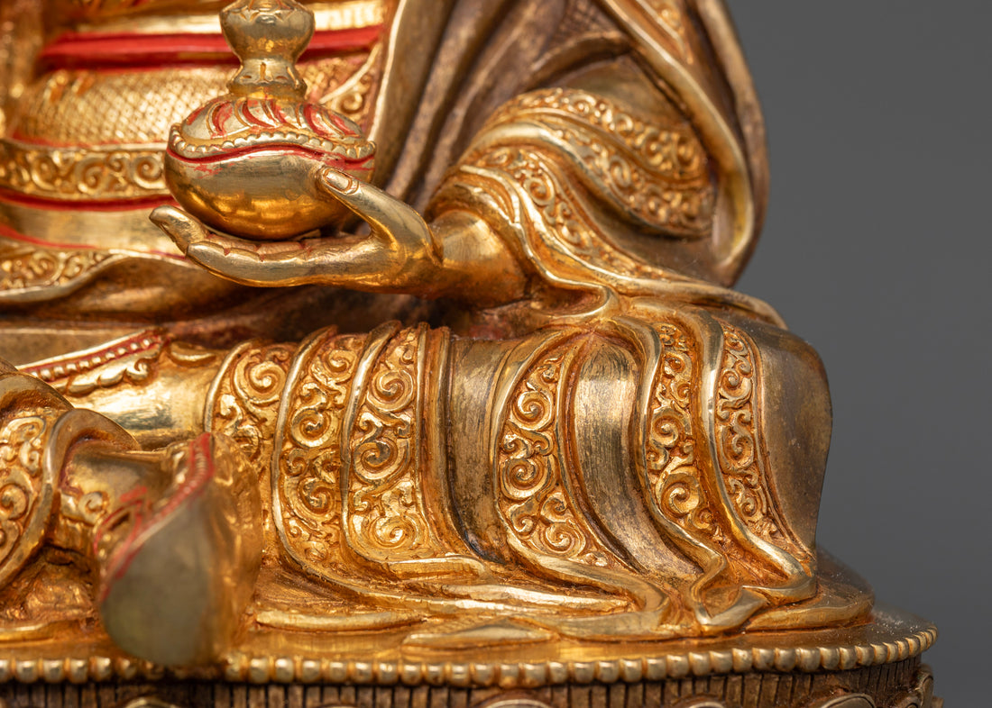 Padmasambhava: The Golden Embodiment of Enlightenment and Wisdom