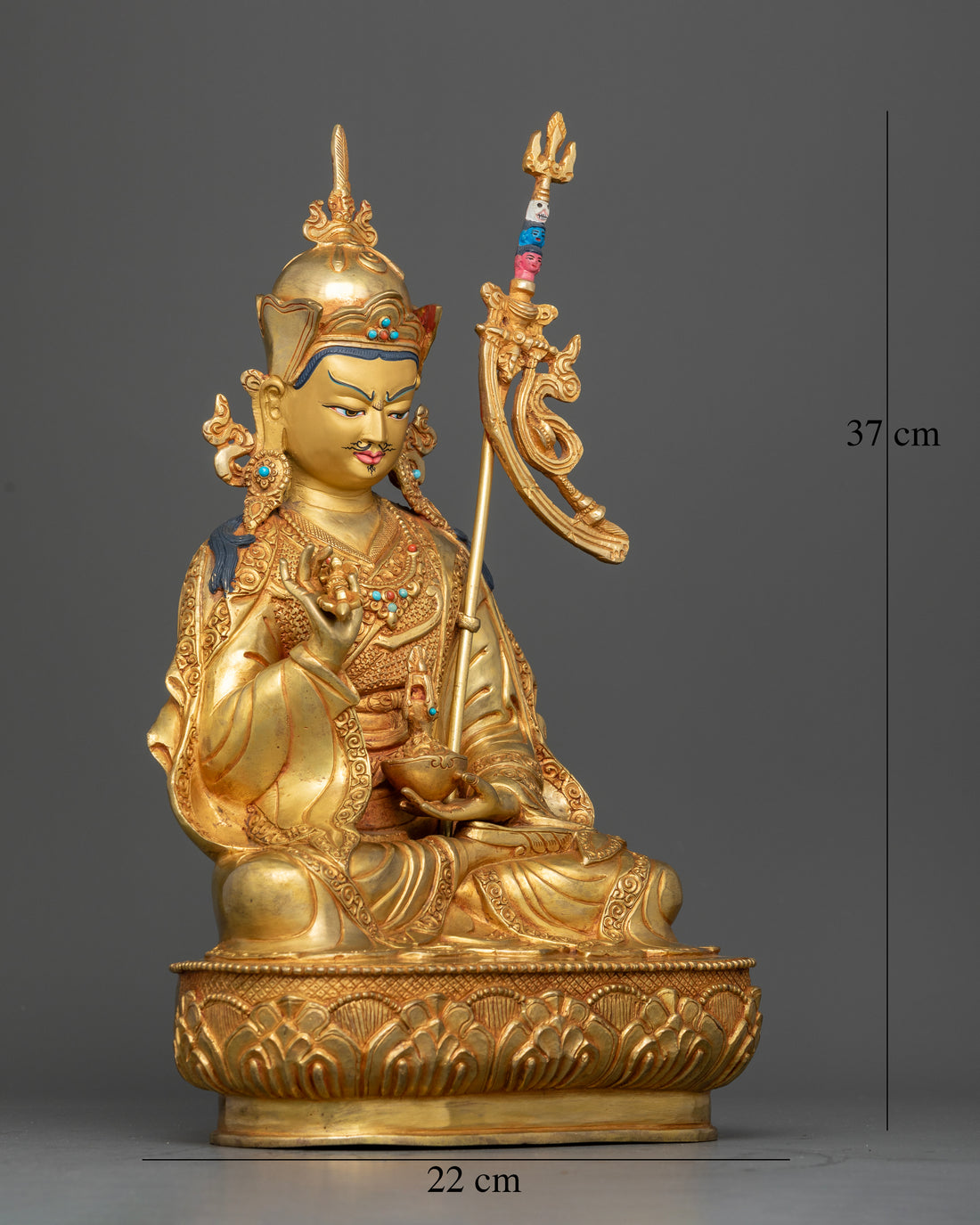 Guru Rinpoche: The Enlightened Master with Ritual Vajra