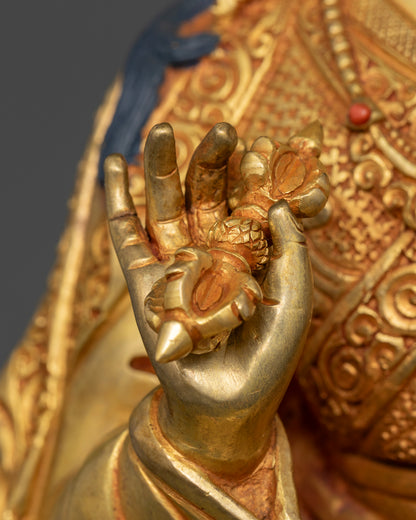 Guru Rinpoche: The Enlightened Master with Ritual Vajra