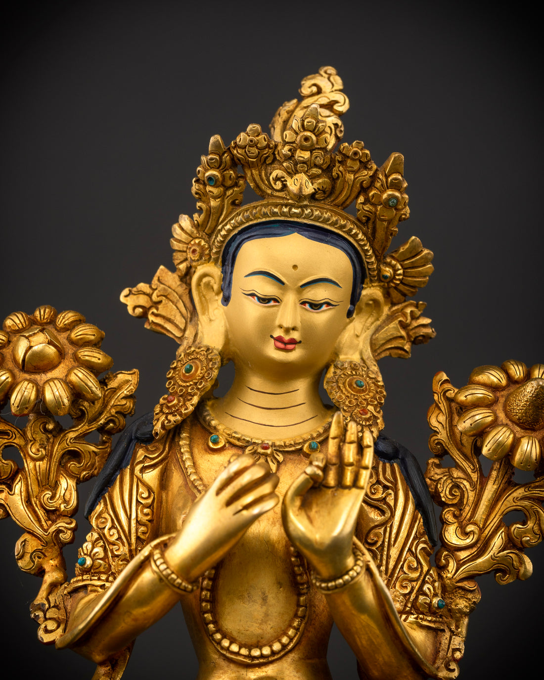 Golden Radiance: The Compassionate Green Tara