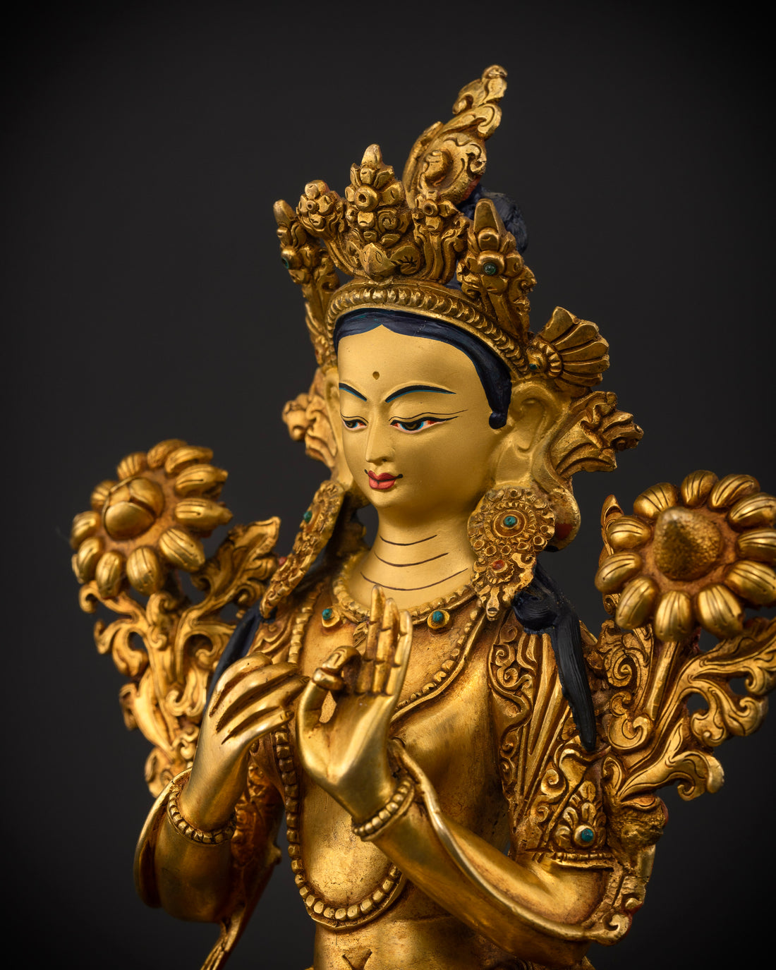 Golden Radiance: The Compassionate Green Tara