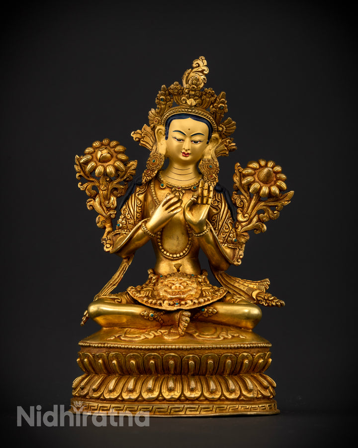 Golden Radiance: The Compassionate Green Tara