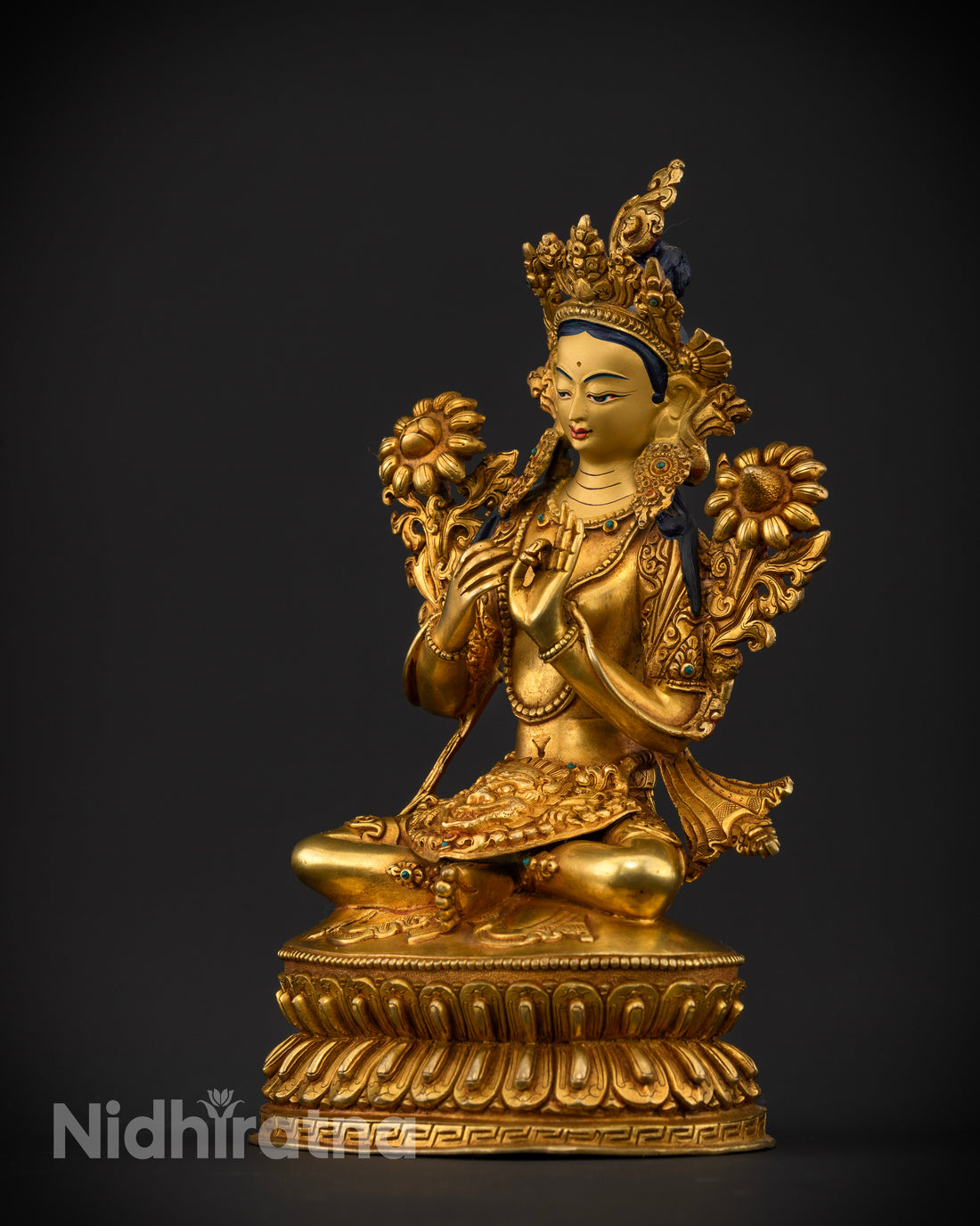 Golden Radiance: The Compassionate Green Tara