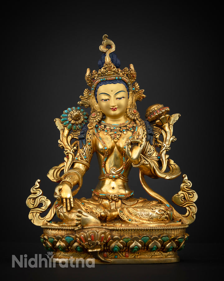 Shyama Tara Statue: Himalayan Sacred Art