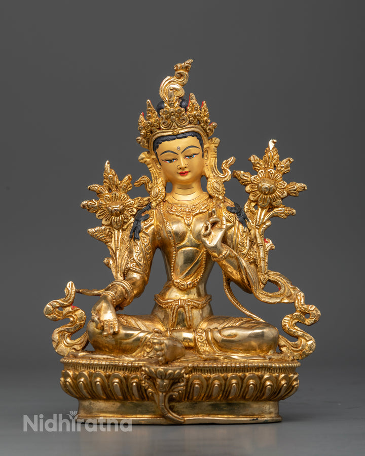 Add Tranquility to Your Home with a Green Tara Statue