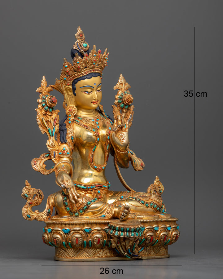 Green Tara: The Swift Savior and Compassionate Deity