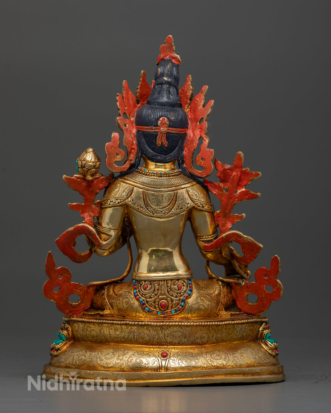 Exquisite Handcrafted Mother Green Tara Statue